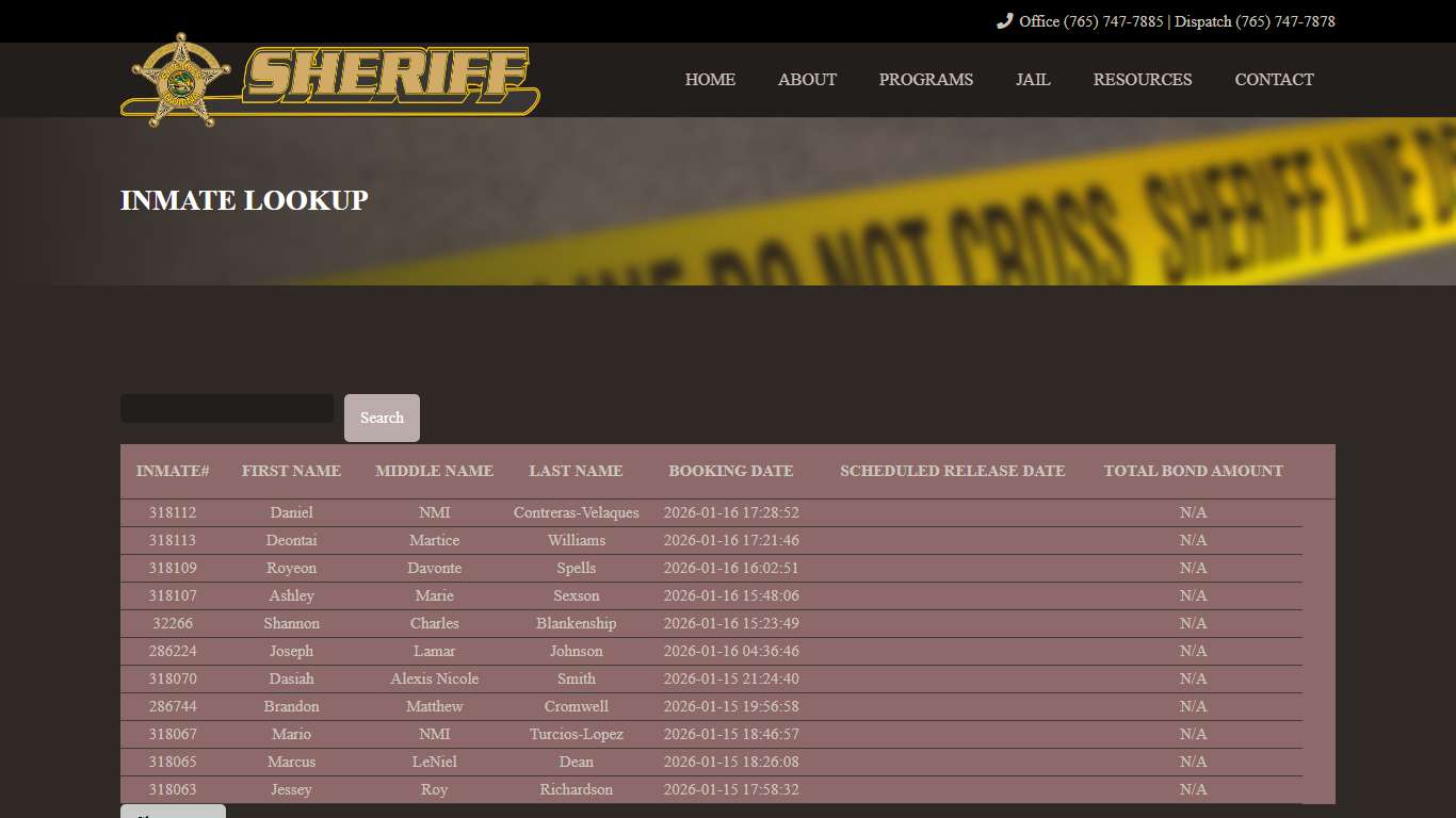 Inmate Lookup - Delaware County Sheriff